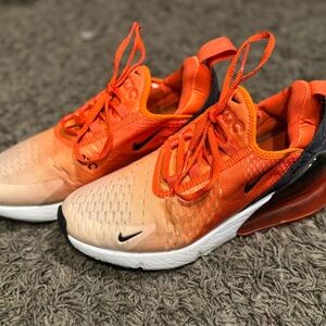 Nike Vibrant Orange and Black 270